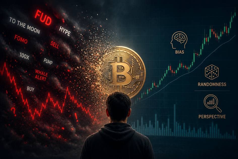 Reading the Noise: Randomness, Bias, and the Crypto Market